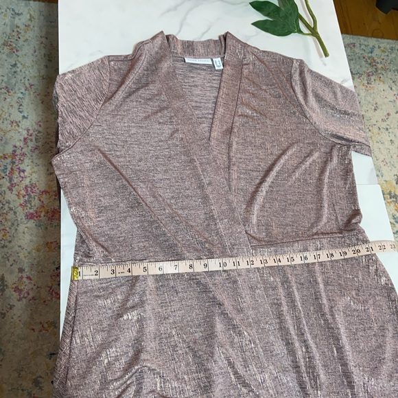 Susan Graver Rose Pink Open cardigan size Large - Picture 9 of 13